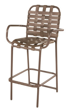 Picture of Neptune Bar Chair with Arms, Cross Weave
