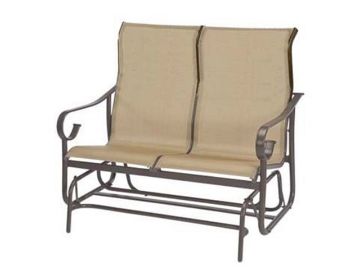 Show details for West Wind High Back Loveseat Glider Picture of West Wind High Back Loveseat Glider