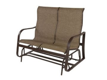 Show details for Corsica High Back Loveseat Glider Picture of Corsica High Back Loveseat Glider