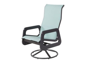 Picture of Malibu Sling High Back Swivel Dining Chair