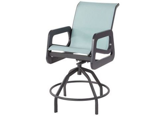 Picture of Malibu Sling Swivel Bar Chair