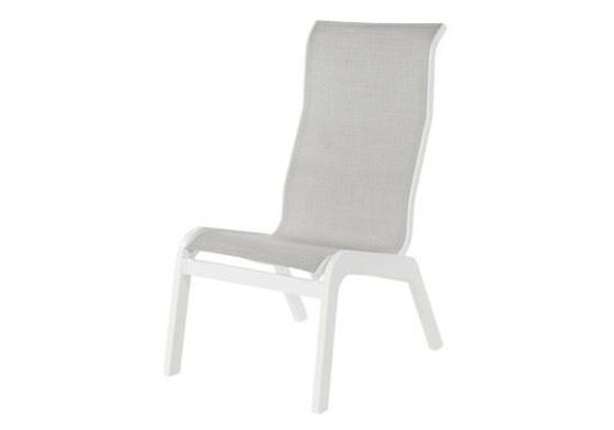 Picture of Malibu Sling High Back Armless Dining Chair