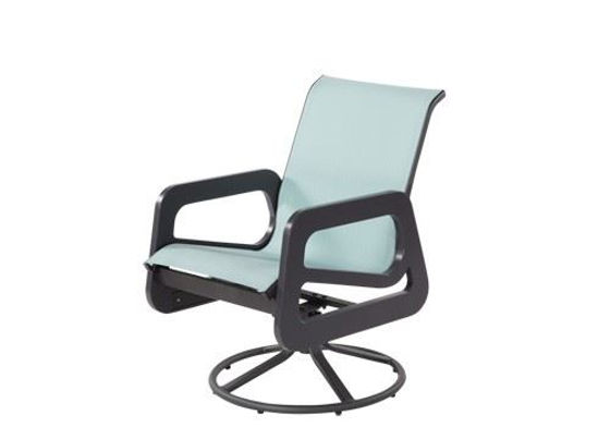 Picture of Malibu Sling Swivel Dining Chair