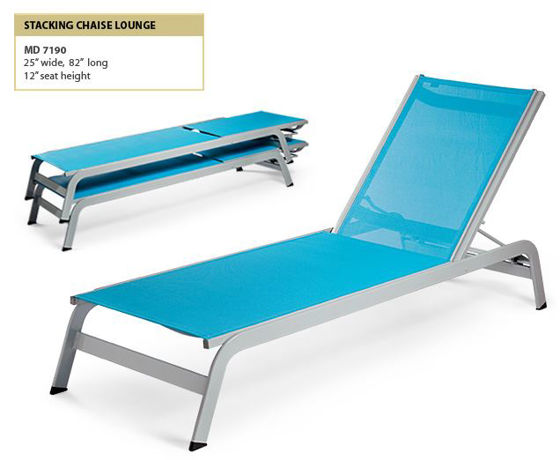 Picture of Stacking Chaise Lounge – Model: MD 7190 