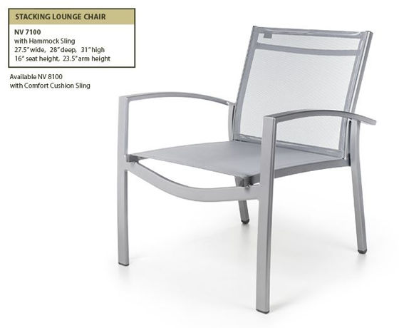 Picture of Stacking Lounge Chair – Model: NV 7100