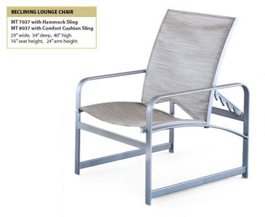 Picture of Reclining Lounge Chair – Model: MT 7037 
