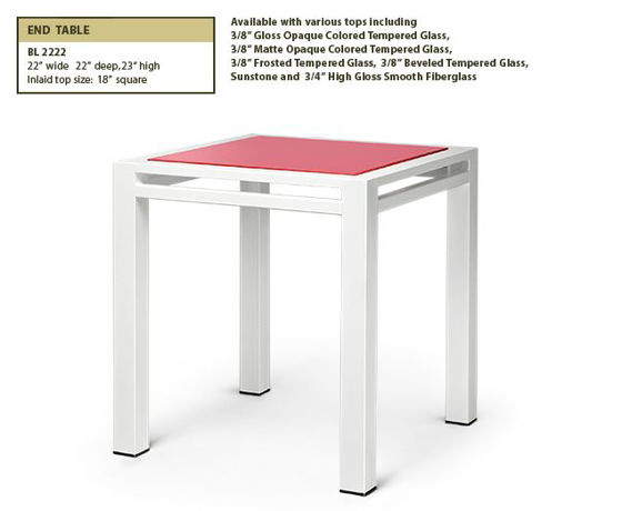 Picture of End Table – Model: BL 2222