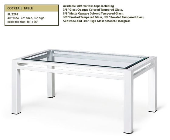 Picture of Cocktail Table – Model: BL 2240