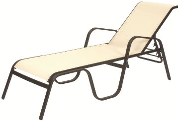 Show details for Chaise Lounge Stackable – Model: D013  Picture of Chaise Lounge Stackable – Model: D013