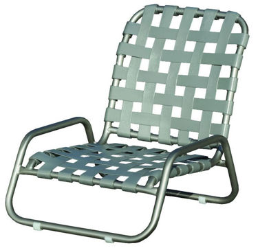 Picture of Commercial Basketweave Strap Sand Chair Sanibel Stacking -Outdoor Patio Furniture – Model: 127S 