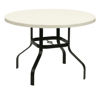 Picture of Commercial Fiberglass Dining Table Welded Base 36 Inch Round -Outdoor Patio Furniture – Model: 36WF