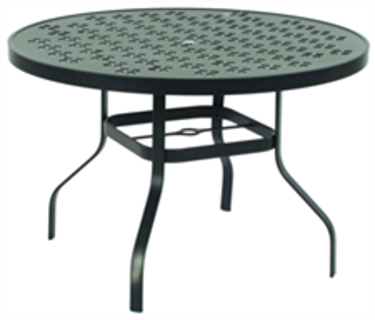 Picture of 42 Round Chat Table - Square Pattern – Model: 2042PA