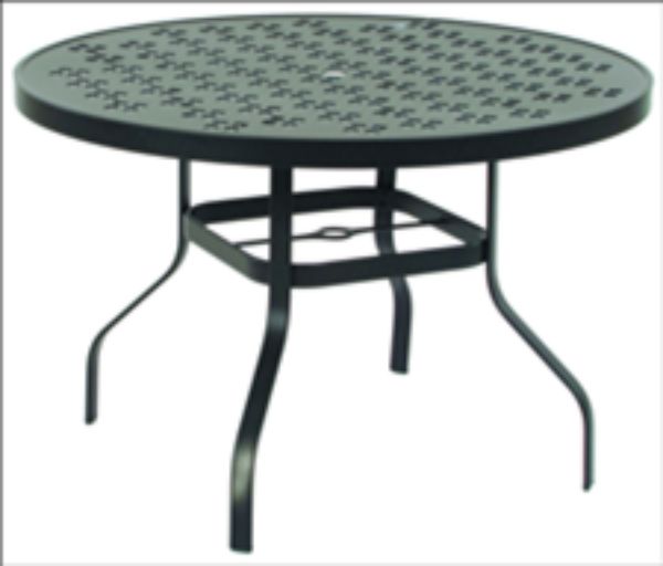 Picture of 42 Round Chat Table - Square Pattern – Model: 2042PA
