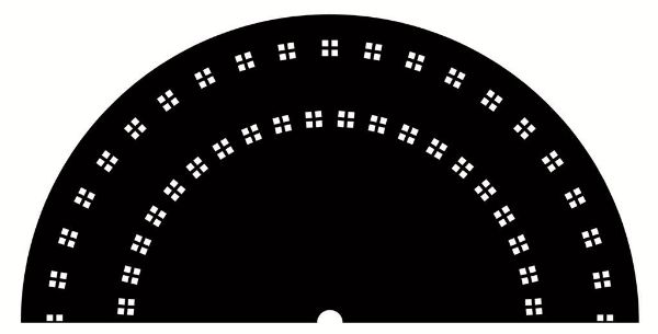 Picture of 36 x 36 Square Bar Table - Square Pattern – Model: 3636BPA 