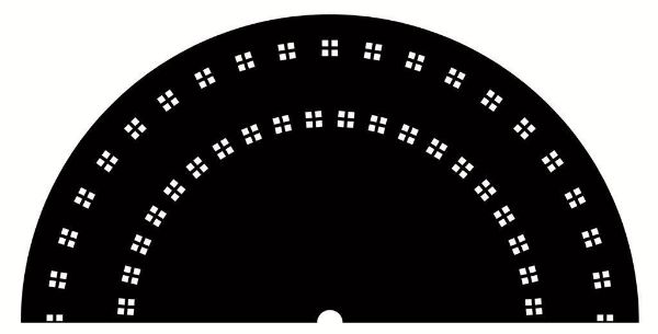 Picture of 48 Round Dining Table - Square Pattern – Model: 48PA 