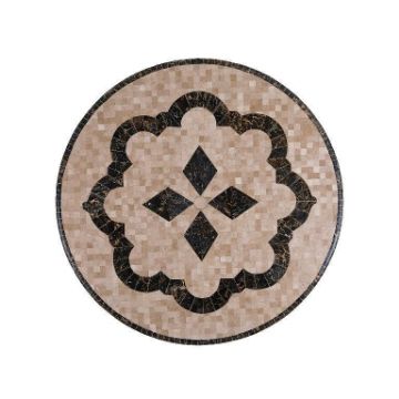 Show details for 48 Round Stone Top Dining Table – Model: Tops-1489 B948WR Picture of 48 Round Stone Top Dining Table – Model: Tops-1489 B948WR