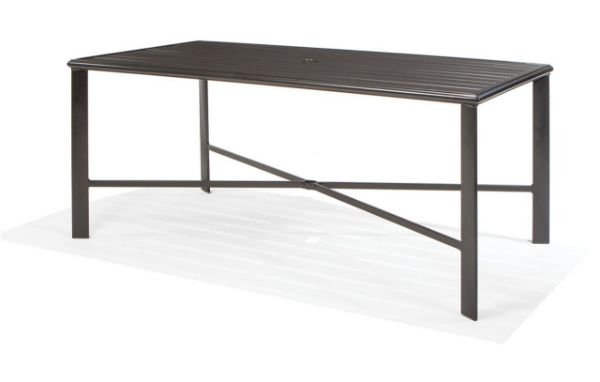 Picture of 34" X 63" RECTANGULAR DINING UMBRELLA TABLE (WITH HOLE)  M9763-ST 