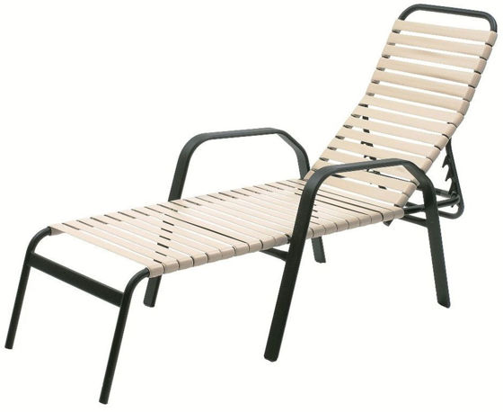 Buy Commercial Strap Chaise Lounge Maya Stacking Outdoor Patio