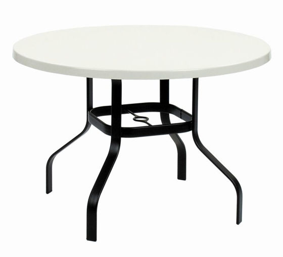 Commercial Fiberglass Dining Table Welded Base 42 Inch Round Outdoor Patio Furniture Model 42wf Commercial Fiberglass Dining Table, 42 Inch Round Patio Table