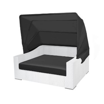 Show details for King Upholstered Daybed w/ Canopy (Rectangular) SO-3402-215 Picture of King Upholstered Daybed w/ Canopy (Rectangular) SO-3402-215