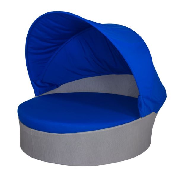 Picture of Aqua Medium Daybed w/ Canopy (Round) SO-3401-225