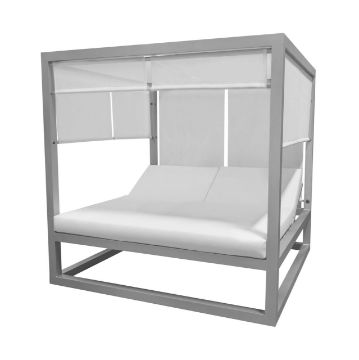 Show details for Breeze Daybed with Adjustable Textile Sunshade SO-3406-202 Picture of Breeze Daybed with Adjustable Textile Sunshade SO-3406-202