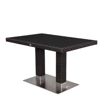 Show details for Arizona Rectangular Dining Table (Black) SC-2206-314-BLK Picture of Arizona Rectangular Dining Table (Black) SC-2206-314-BLK