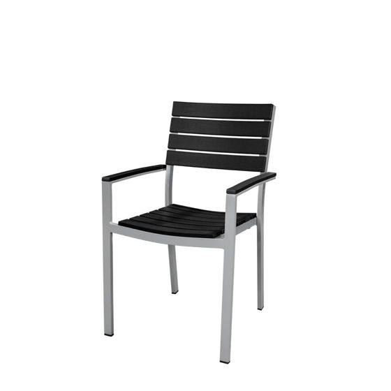 Picture of Vienna Dining Arm Chair (Black)SC-2404-163