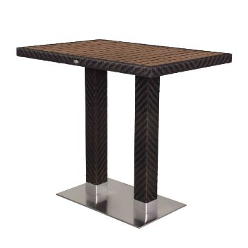 Show details for Arizona Rectangular Bar Table (Teak) SC-2206-316 Picture of Arizona Rectangular Bar Table (Teak) SC-2206-316
