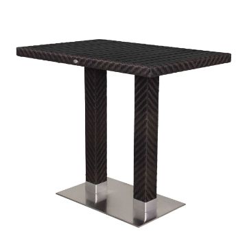 Show details for Arizona Rectangular Bar Table (Black) SC-2206-316 Picture of Arizona Rectangular Bar Table (Black) SC-2206-316
