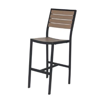 Show details for Napa Bar Side Chair (Black & Gray) SC-2405-172 Picture of Napa Bar Side Chair (Black & Gray) SC-2405-172