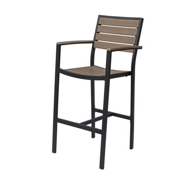 Picture of Napa Bar Arm Chair (Black & Gray) SC-2405-173