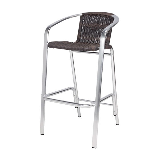 Picture of Bermuda Bar Arm Chair (Espresso) SC-2004-173