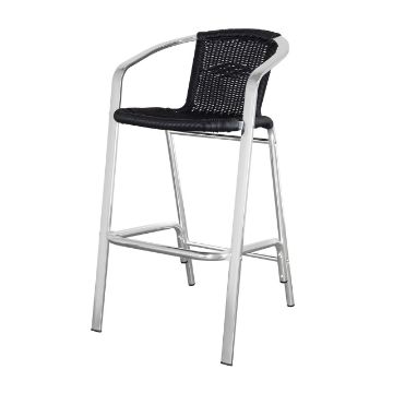 Show details for Bermuda Bar Arm Chair (Black) SC-2004-173 Picture of Bermuda Bar Arm Chair (Black) SC-2004-173