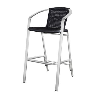 Picture of Bermuda Bar Arm Chair (Black) SC-2004-173