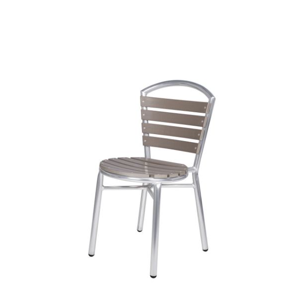 Picture of Milano Dining Side Chair (Grey/Teak) SC-2402-162