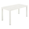 Aura Aluminium Narrow Dining Table 140