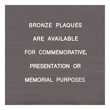 Bronze Plaque
