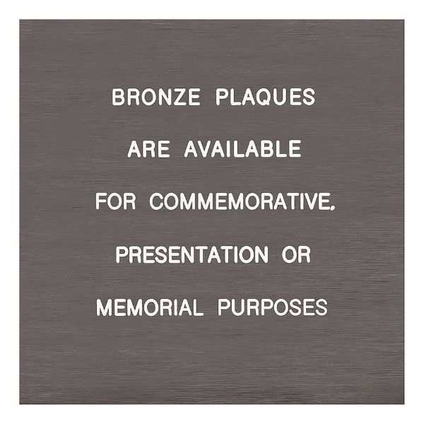Bronze Plaque