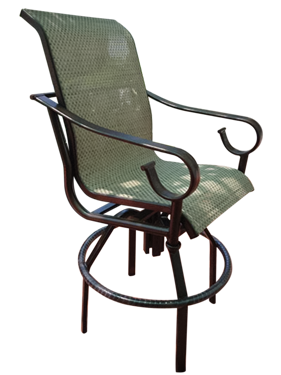 Sling Swivel Bar Stool S-375