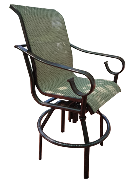 Sling Swivel Bar Stool S-375