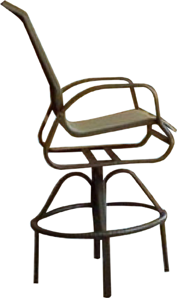 Sling Swivel Rocker Bar Chair I-375