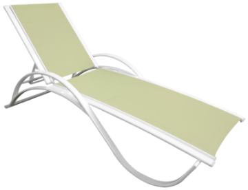 Garden Green Sling Chaise Lounge Garden Green Sling Chaise Lounge