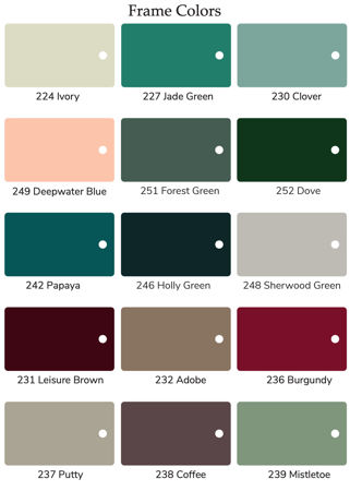 Picture for category Powder Coat Frame Colors