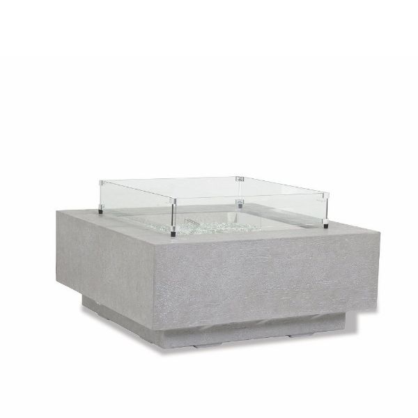 Gravelstone Square Fire Table Designer Outdoor Furniture