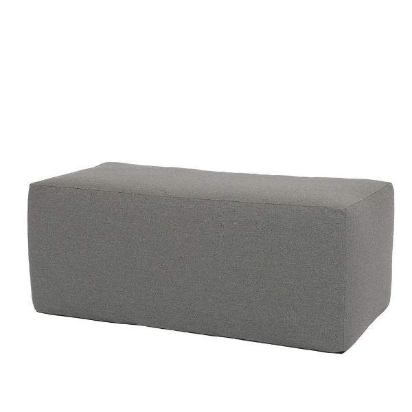 48" Rectangular Outdoor Ottoman Designer Outdoor Furniture