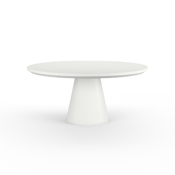 Pedestal Dining Table - Bone Designer Outdoor Furniture