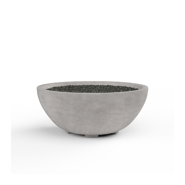 41" Concrete Fire Bowl Designer Outdoor Furniture