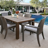 Majorca Armless Dining Chair Designer Outdoor Furniture