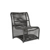 Milano Armless Club Chair Designer Outdoor Furniture